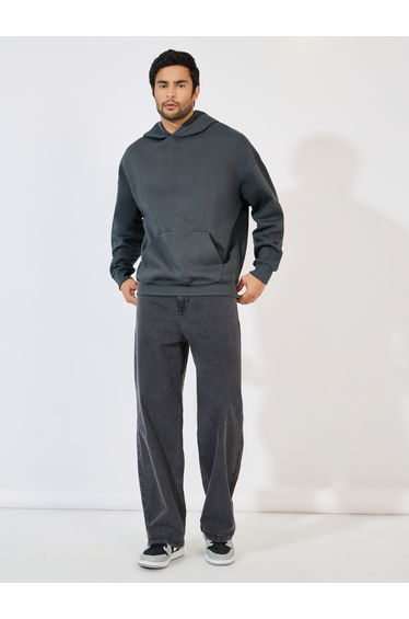 Oversized Fleece Kangaroo Pocket Heavyweight Hoodie