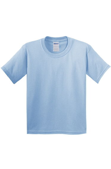 Gildan Youth Unisex Heavy Cotton T-Shirt - Light Blue