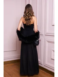 TFNC Lidyana Black Maxi Dress - 2