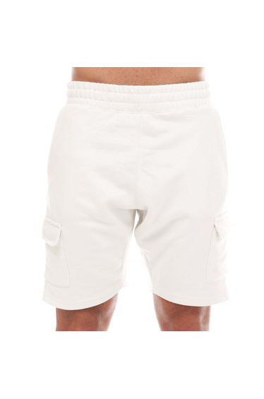 Men's Established Unwashed Cargo Shorts in White