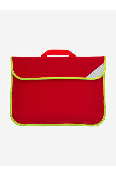 Zeco Kids School Enhanced Viz Book Bag in Red (38cm)
