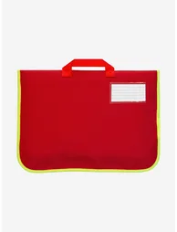 Zeco Kids School Enhanced Viz Book Bag in Red (38cm) - 1