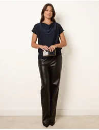 Cowl Neck Draped Top - 2
