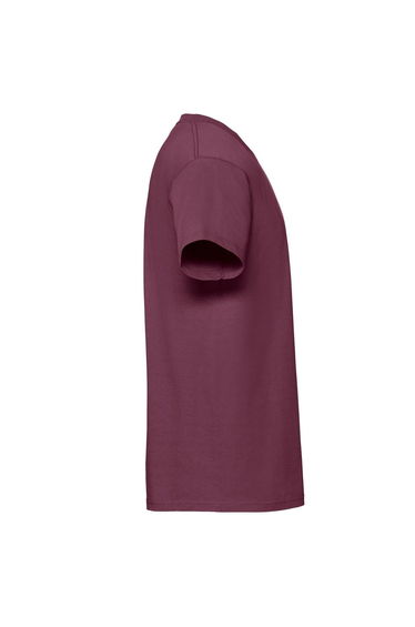 Fruit of the Loom Mens Iconic Premium Ringspun Cotton T-Shirt - Burgundy