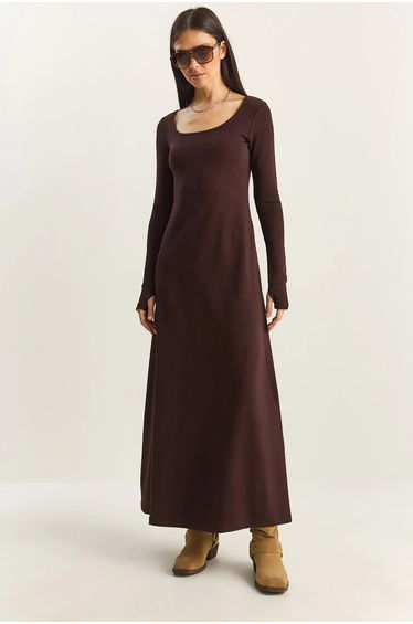 LUCCI Maxi A-Form Knitted Dress