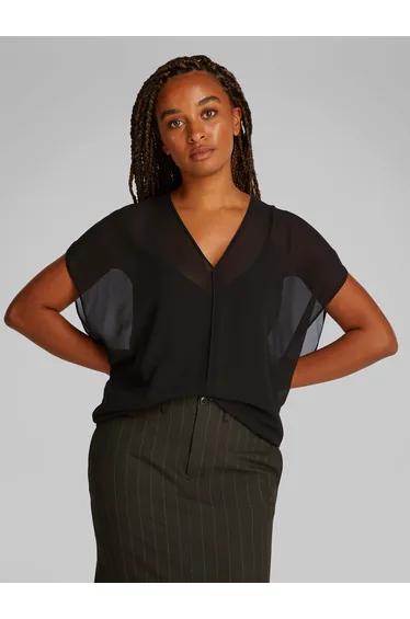 Calvin Klein Women S/S Blouse