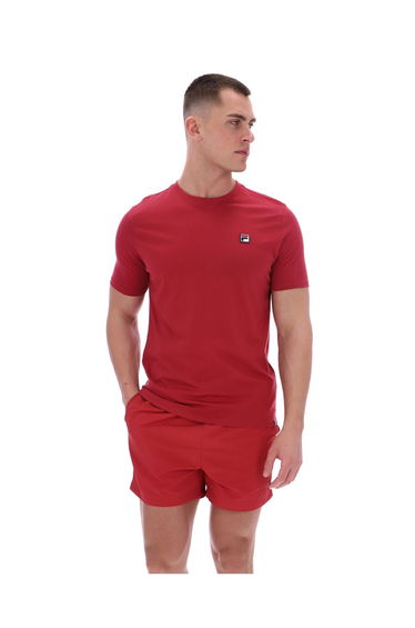 Sunny 2 Essential Tee With Narrow Collar Rib Garnet