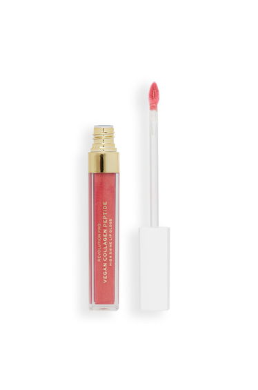 Revolution Pro Vegan Collagen Peptide High Shine Lip Gloss Bombshell