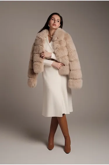 معطف فيمي9 فرو بيج