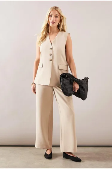 Petite Tailored Tapered Trouser