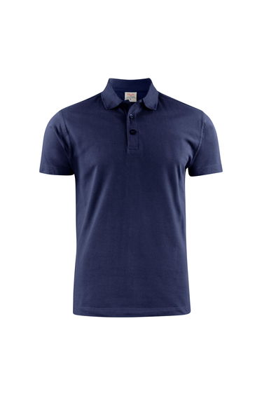 Printer Mens Surf Light RSX Melange Polo Shirt - Dark Navy