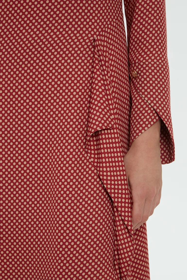 asymmetrical shirt dress women Polka Dot Top & Skirt Set Curve & Plus – Littlebox India