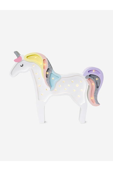 Unicorn Lamp in White (30x38x5.5 cm)