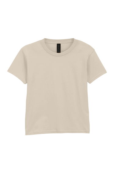 Gildan Childrens/Kids Softstyle Plain T-Shirt - Sand