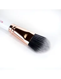 Brushworks White & Gold Foundation Brush - 3