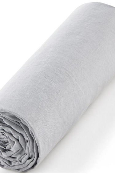 Elina Washed Linen Fitted Sheet for Deep Mattresses
