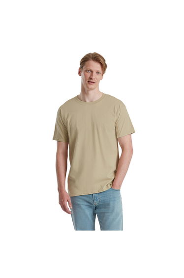 Fruit of the Loom Unisex Adult Pure Cotton T-Shirt - Desert Sand