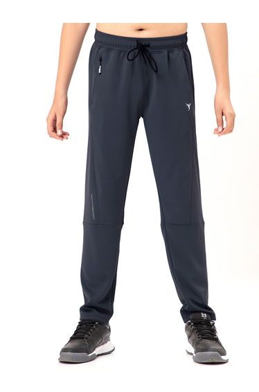 Solid Drawstring Waist Relaxed Fit Track Pants