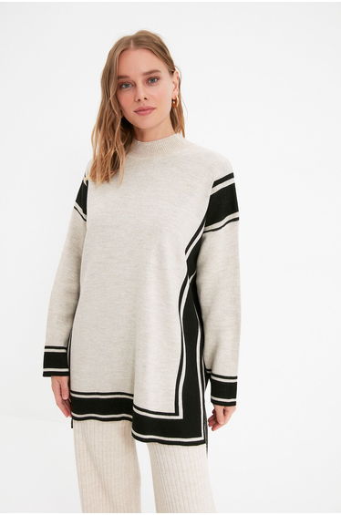 Sweater - Beige - Relaxed fit