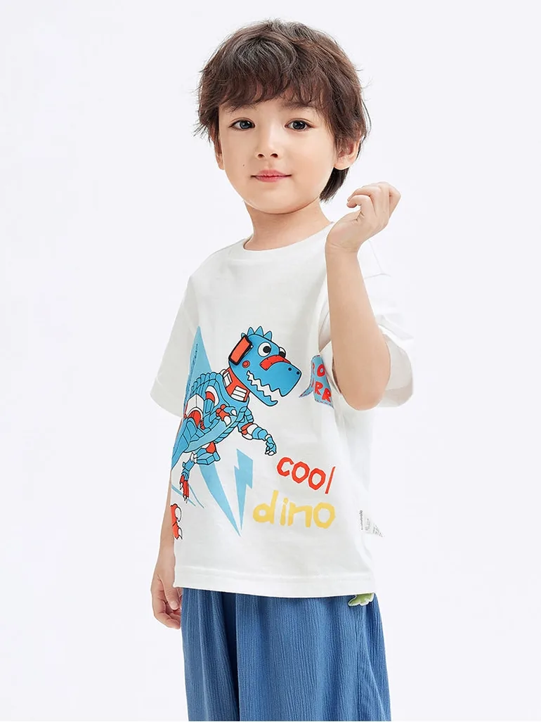 Boys' T-Shirt With Print - 1