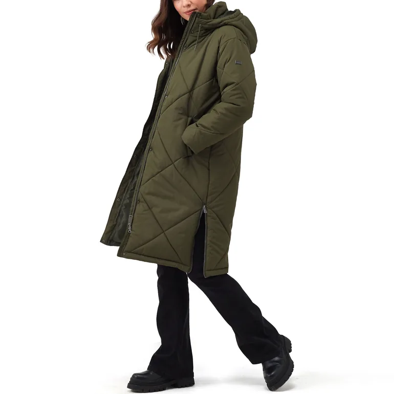 Regatta Womens Cambrie Quilted Warm Winter Long Padded Jacket Coat