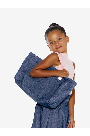Girls Tote Bag in Blue