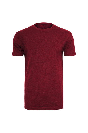 Mens T-Shirt Round Neck - Burgundy