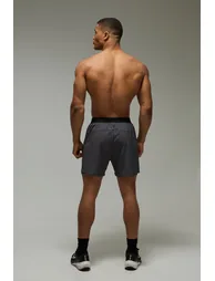 شورت برمودا بوهو مان رمادي بقصة مستقيمة - 1