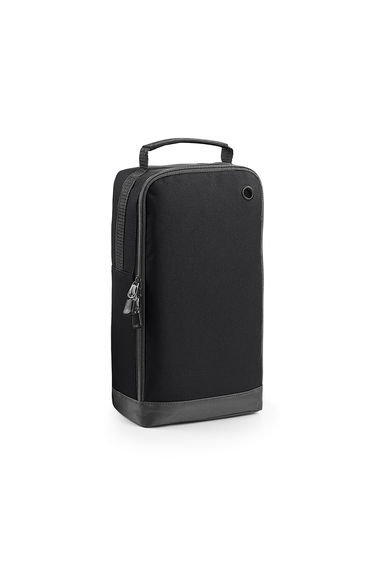 BagBase Sport Shoe / Accessory Bag (8 Litres) (Pack of 2) - Black