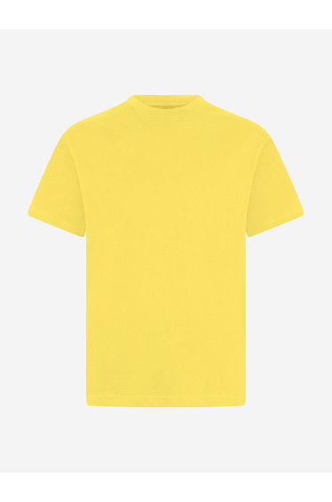 Kids School Crew Neck T-Shirt in Yellow