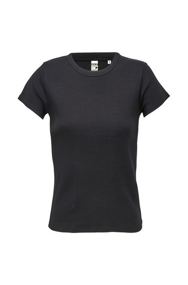 SOLS Womens/Ladies Sara T-Shirt - Deep Black