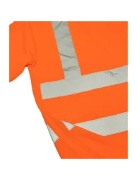Warrior Unisex Adult Hi-Vis T-Shirt - Fluorescent Orange - 1