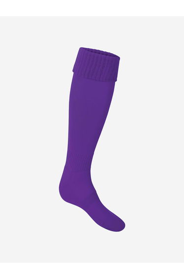 Zeco Kids School Football Socks in Purple