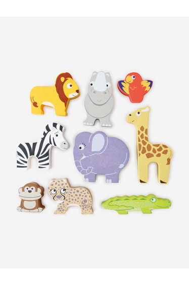 Africa Stacking Animals & Bag-10 Piece