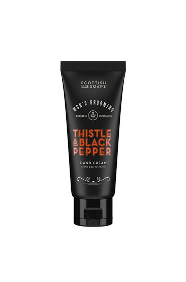 Scottish Fine Soaps Thistle & Black Pepper Hand Cream 100ml Tube
