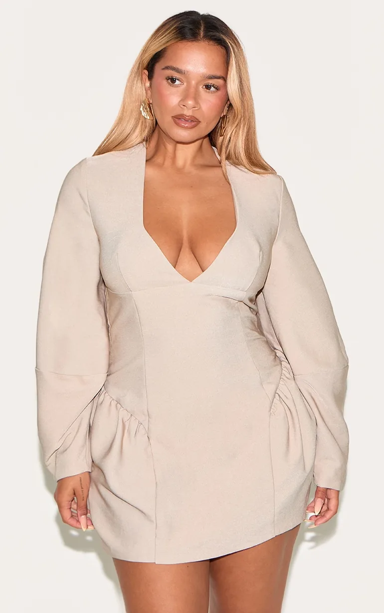 a shape mini dress LEO LIN - Piper Appliqu Bell Shape Mini Dress
