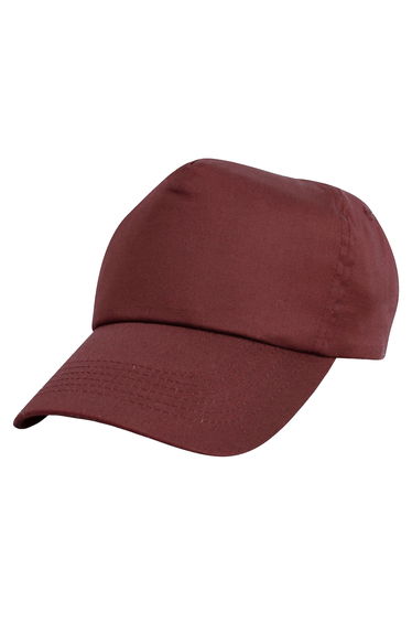 Result Unisex Childrens/Kids Plain Basebll Cap - Burgundy