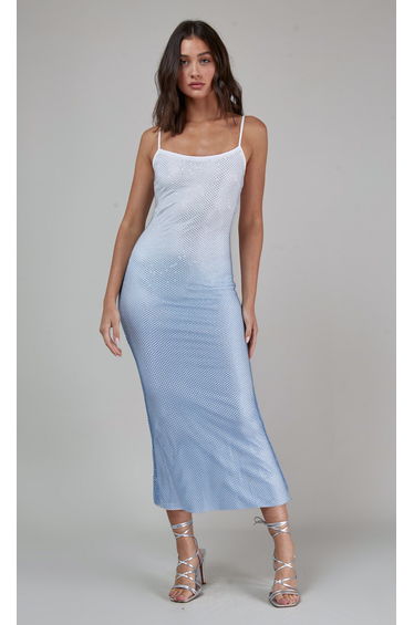 Ombre Diamante Dress
