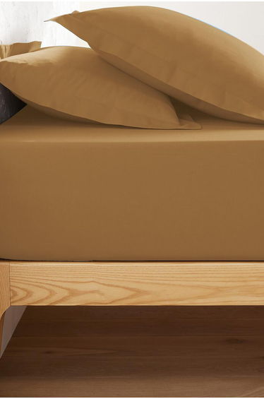 Scenario Plain 100% Cotton Fitted Sheet for Deep Mattresses