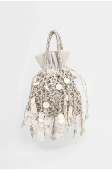 Monica Faux Shell Grab Bag