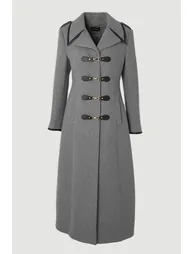 Wool Military Tailored Coat - 3