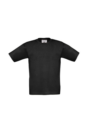 B&C Childrens/Kids Exact 190 T-Shirt - Black