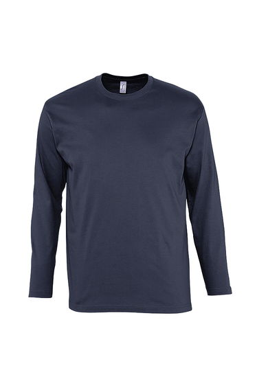 SOLS Mens Monarch Long Sleeve T-Shirt - Navy