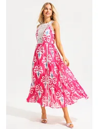 Aline Lace Sleeveless Midi Dress - 2