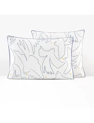 Pomaline Artistic Dove 100% Cotton Percale 200 Thread Count Pillowcase