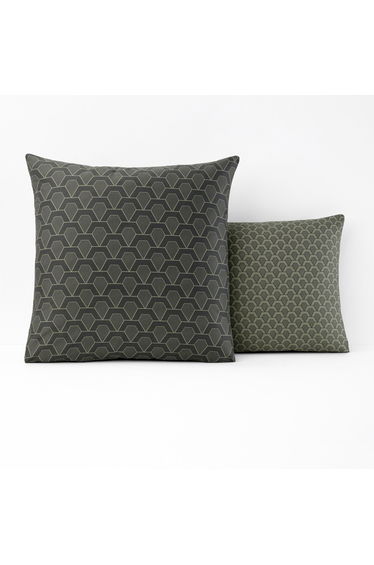 JACOB Geometric Print Cotton Satin Pillowcase