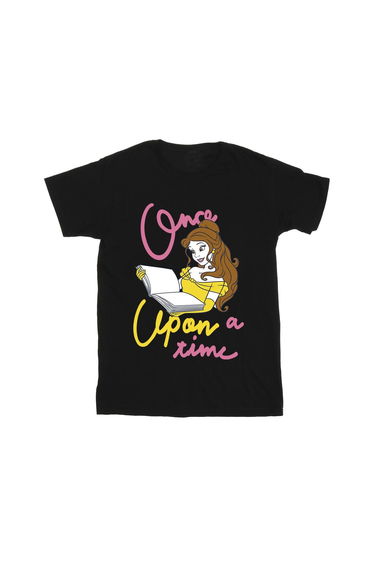 Beauty And The Beast Boys Once Upon A Time Belle T-Shirt - Black