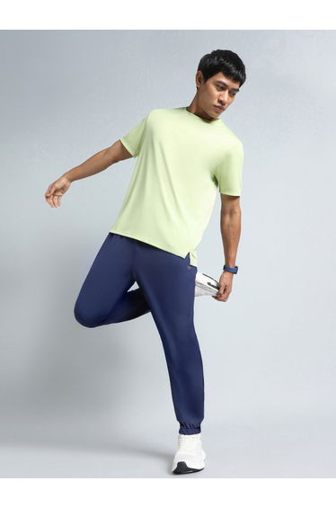 Men Navy Running Essential Joggers