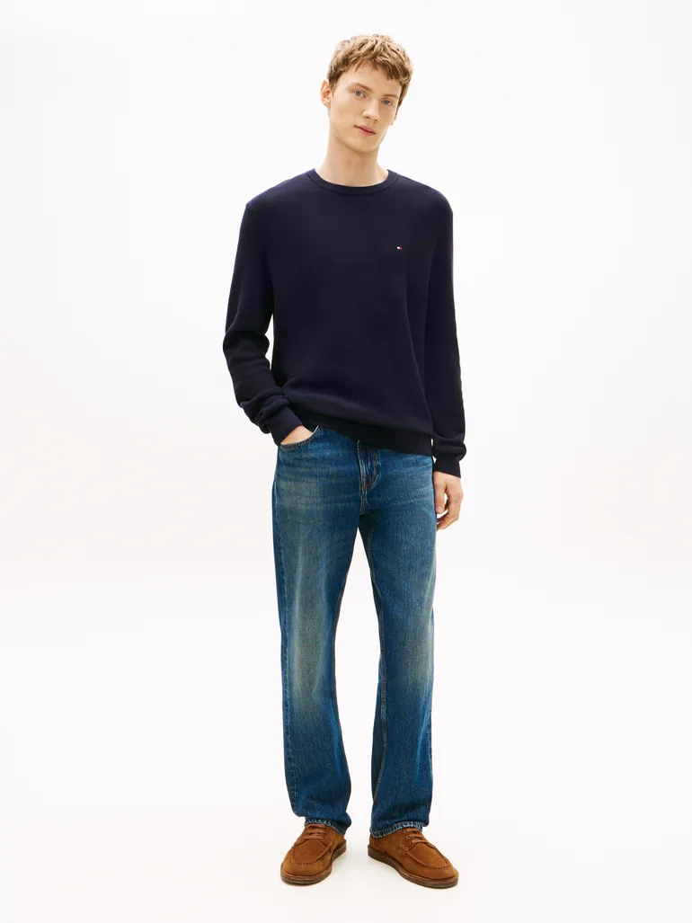 سترة تومي هيلفيغر محبوك بأكمام طويلة