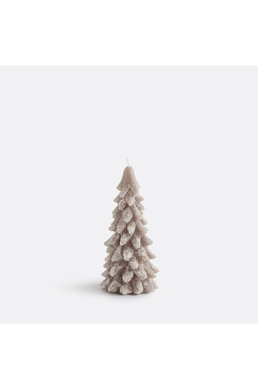 Caspar Wax Candle in Shape of Fir Tree, H16.5cm,